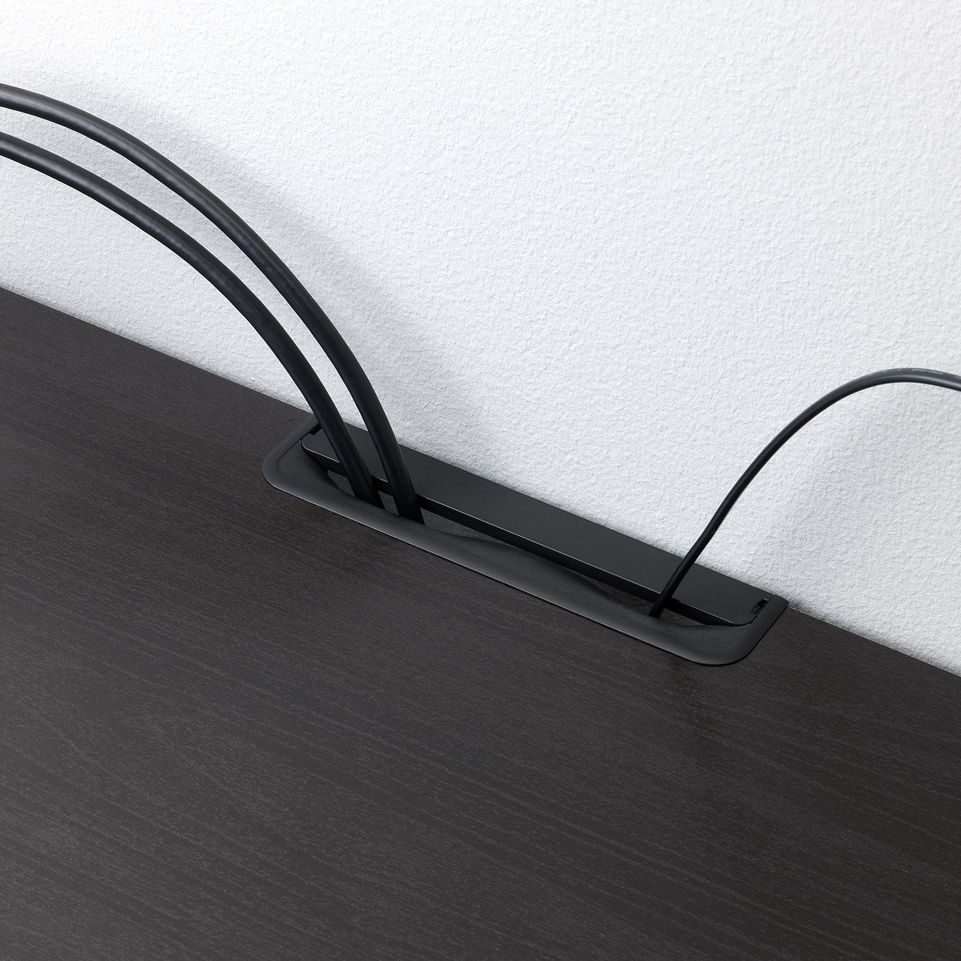 Møbelmontering BESTÅ Tv-bord, sortbrun, 180x40x38 cm