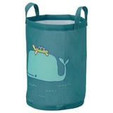 Teal BLÅVINGAD hvalpose, genanvendt, stående håndtag, foldbar.