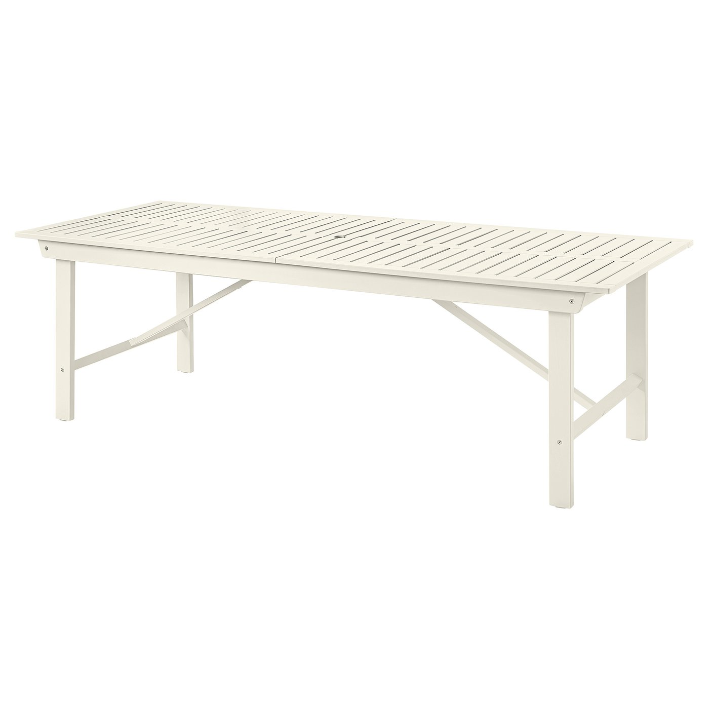Møbelmontering BONDHOLMEN Bord, ude, hvid/beige, 235×90 cm