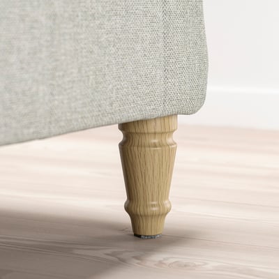 BRAÅSEN Ben, egetræsmønstret, 12.5 cm