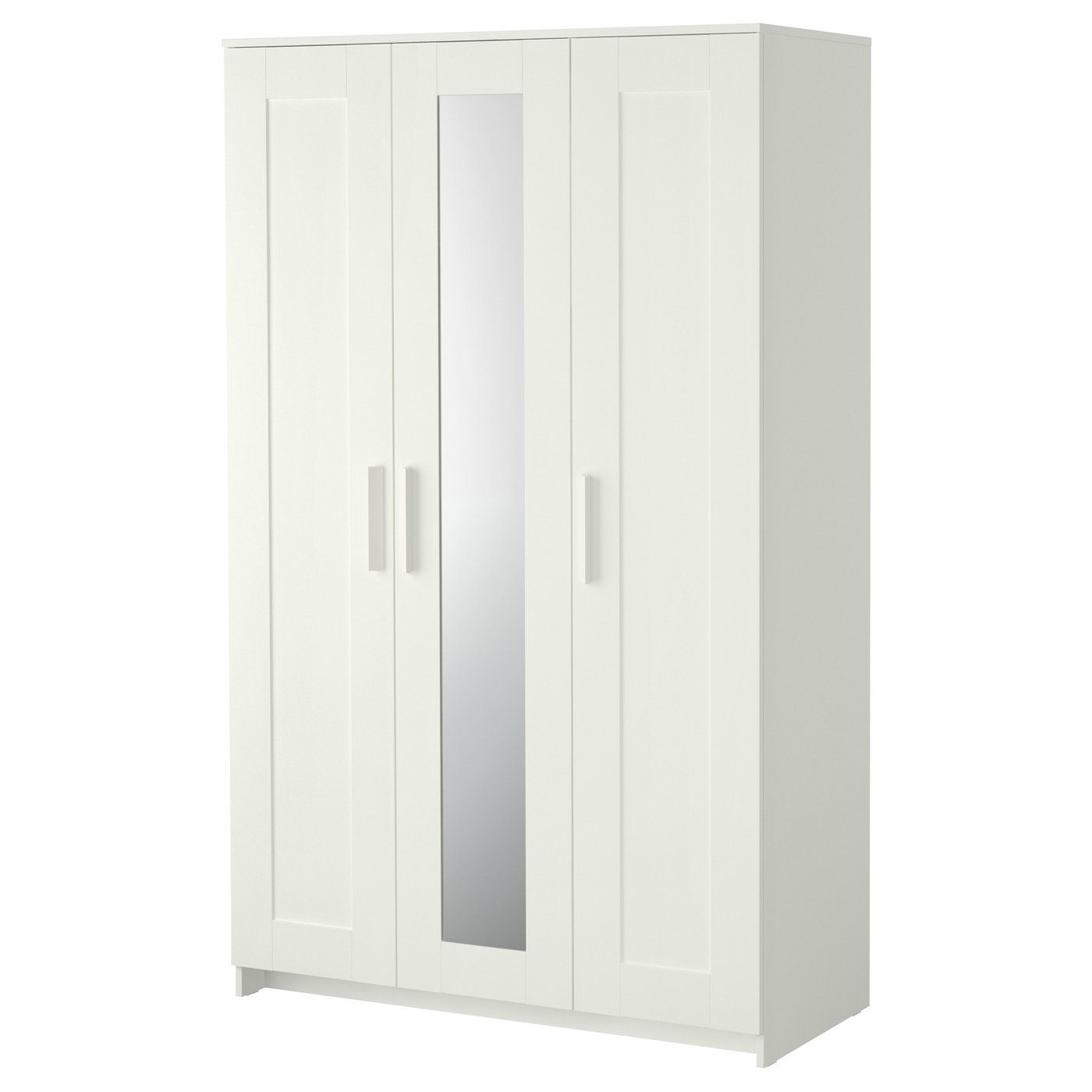 Møbelmontering BRIMNES Garderobeskab med 3 døre, hvid, 117×190 cm