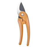 Orange BRYTBÖNA beskæresaks med knive i rustfrit stål og silikonegreb.