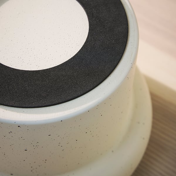 DOFTRIPS Urtepotteskjuler, råhvid, 15 cm