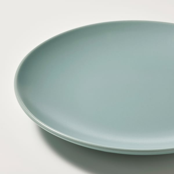 En enkelt, glat, mat lyseblå sideplade. Enkelt og elegant design.