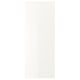 Mulighed: Hvidt glas garderobe, moderne design.