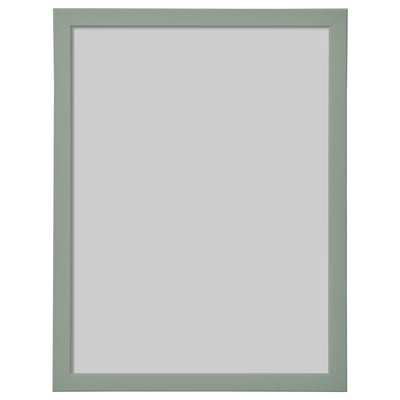 Grøn FISKBO billedramme med enkelt design velegnet til børneværelser.
