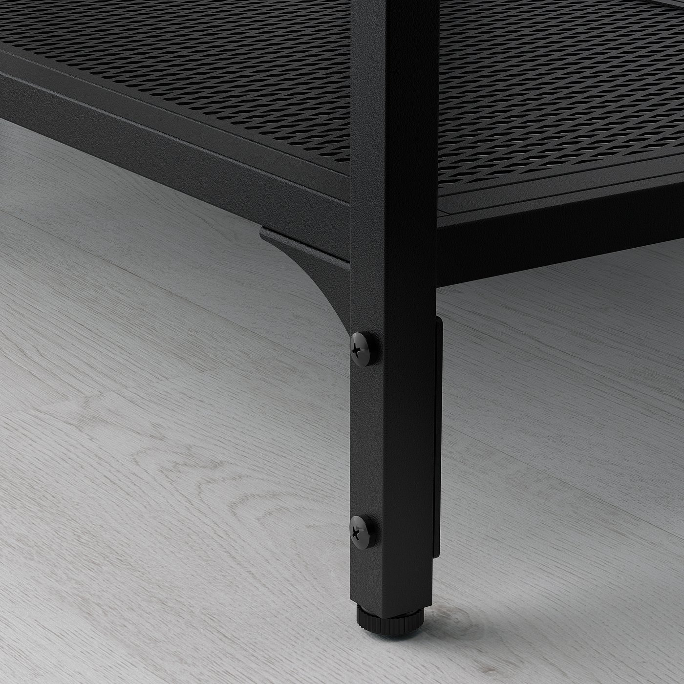 Møbelmontering FJÄLLBO Tv-bord, sort, 198x45x54 cm