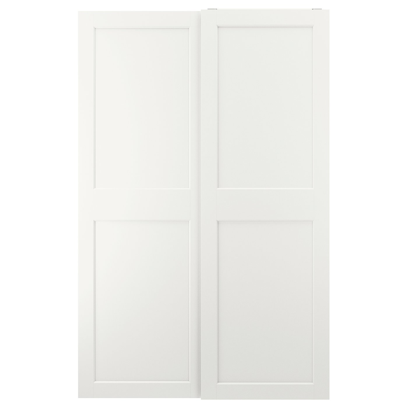 Møbelmontering GRIMO Skydedørspar, hvid, 150×236 cm