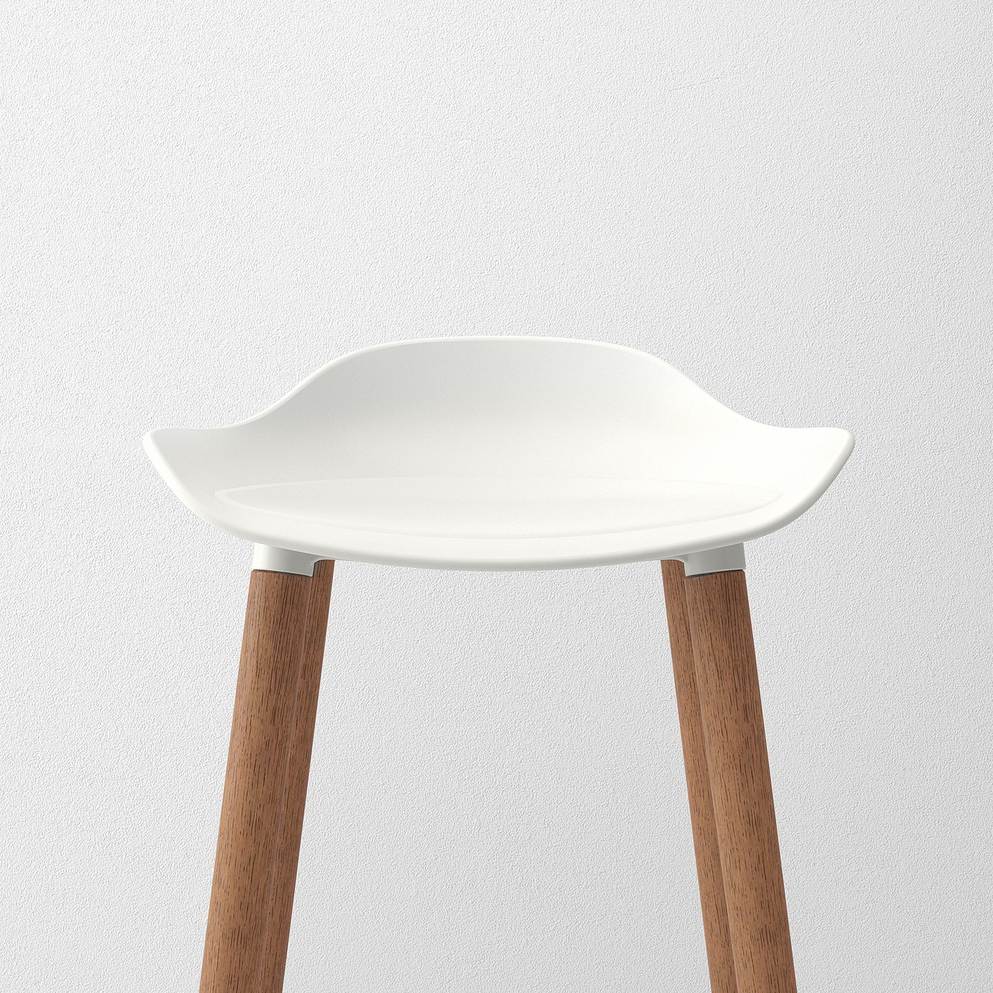 Møbelmontering GRÖNSTA Barstol, bordpladehøjde hvid/indendørs/udendørs, 64 cm