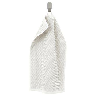 GULVIAL håndklæde, beige, blød bomuld, rektangulær, hængt.