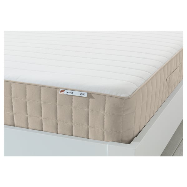 HAFSLO springmadras medium/beige 200 cm 90 cm 18 cm