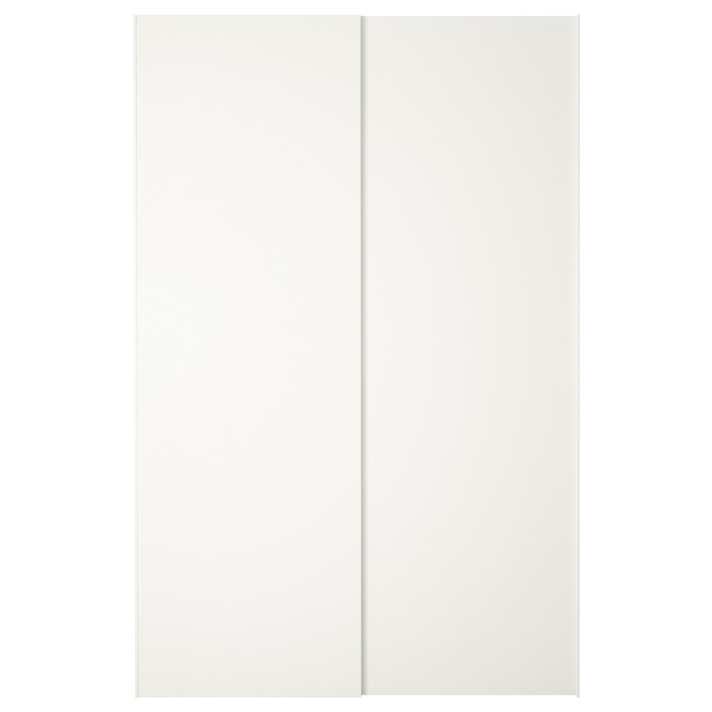 Møbelmontering HASVIK Skydedørspar, hvid, 150×236 cm