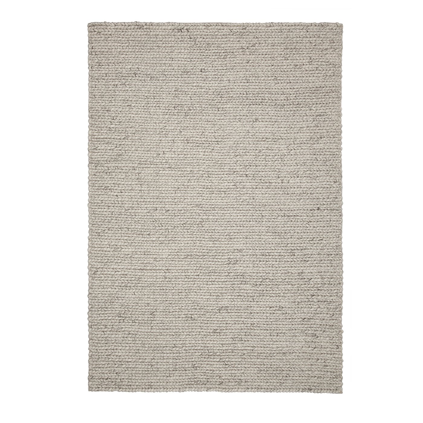 HJORTSVANG Tæppe - håndlavet/råhvid 160x230 cm