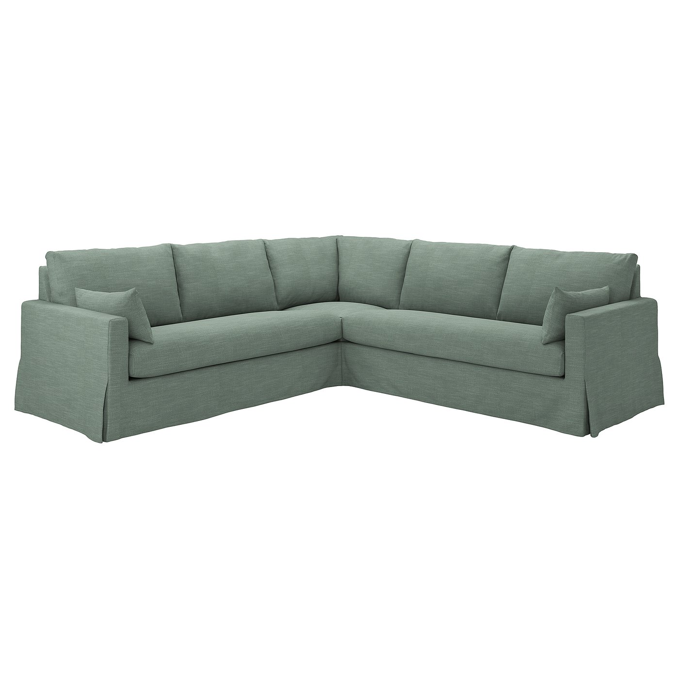 Møbelmontering HYLTARP Hjørnesofa 4-pers., Hemmesta grågrøn