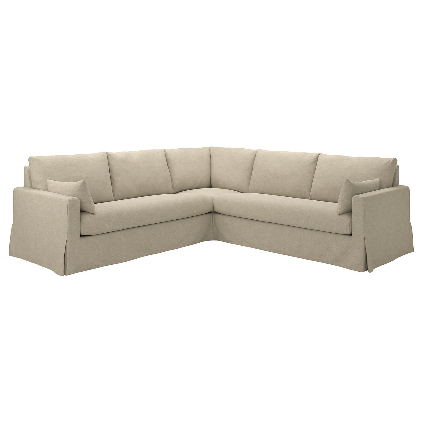 Møbelmontering HYLTARP Hjørnesofa 4-pers., Hemmesta lys beige