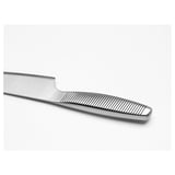 Universalkniv med rillet håndtag, skarpt blad i rustfrit stål.