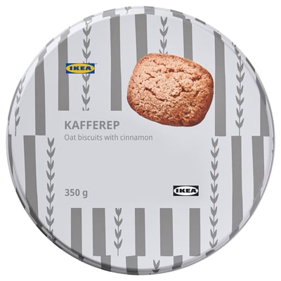 Ikea KAFFEREP havrekiksform, 350g, med kanel.