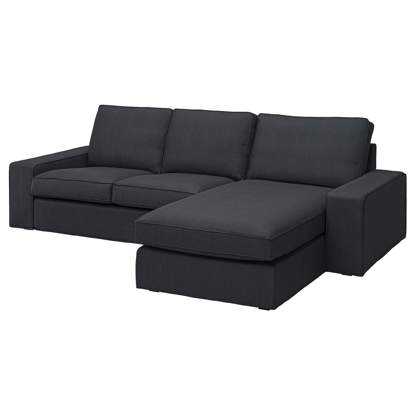 Møbelmontering KIVIK 3-pers. sofa med chaiselong, Tresund antracit