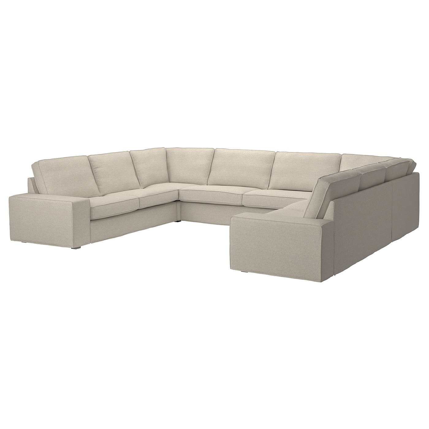 Møbelmontering KIVIK U-formet sofa, 7-pers., Gunnared beige