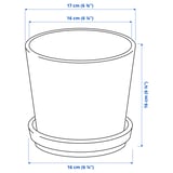 Illustration med mål for produktet: KLARBÄR.