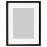 En sort KNOPPÄNG billedramme med tynde kanter og en traditionel profil, der er designet til at beskytte og vise fotografier sikkert.