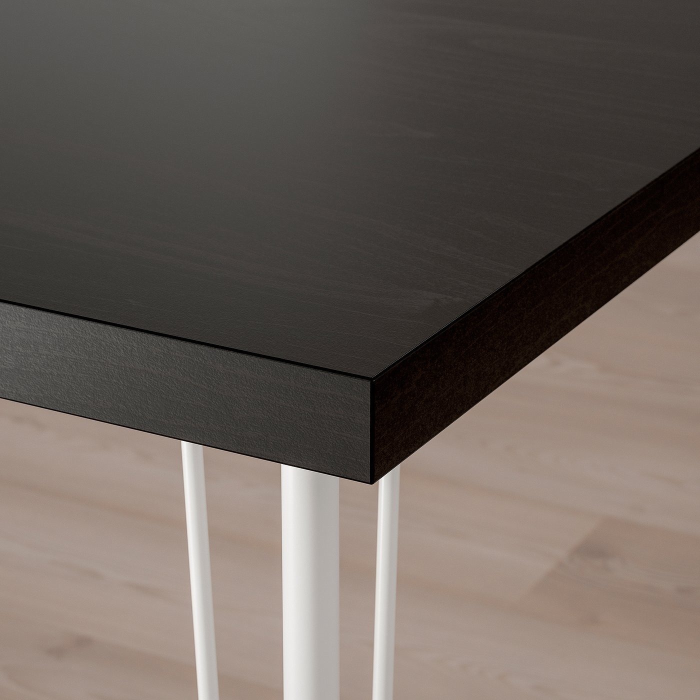 Møbelmontering LAGKAPTEN / KRILLE Skrivebord, sortbrun/hvid, 120x60 cm | Billig & Hurtig i København
