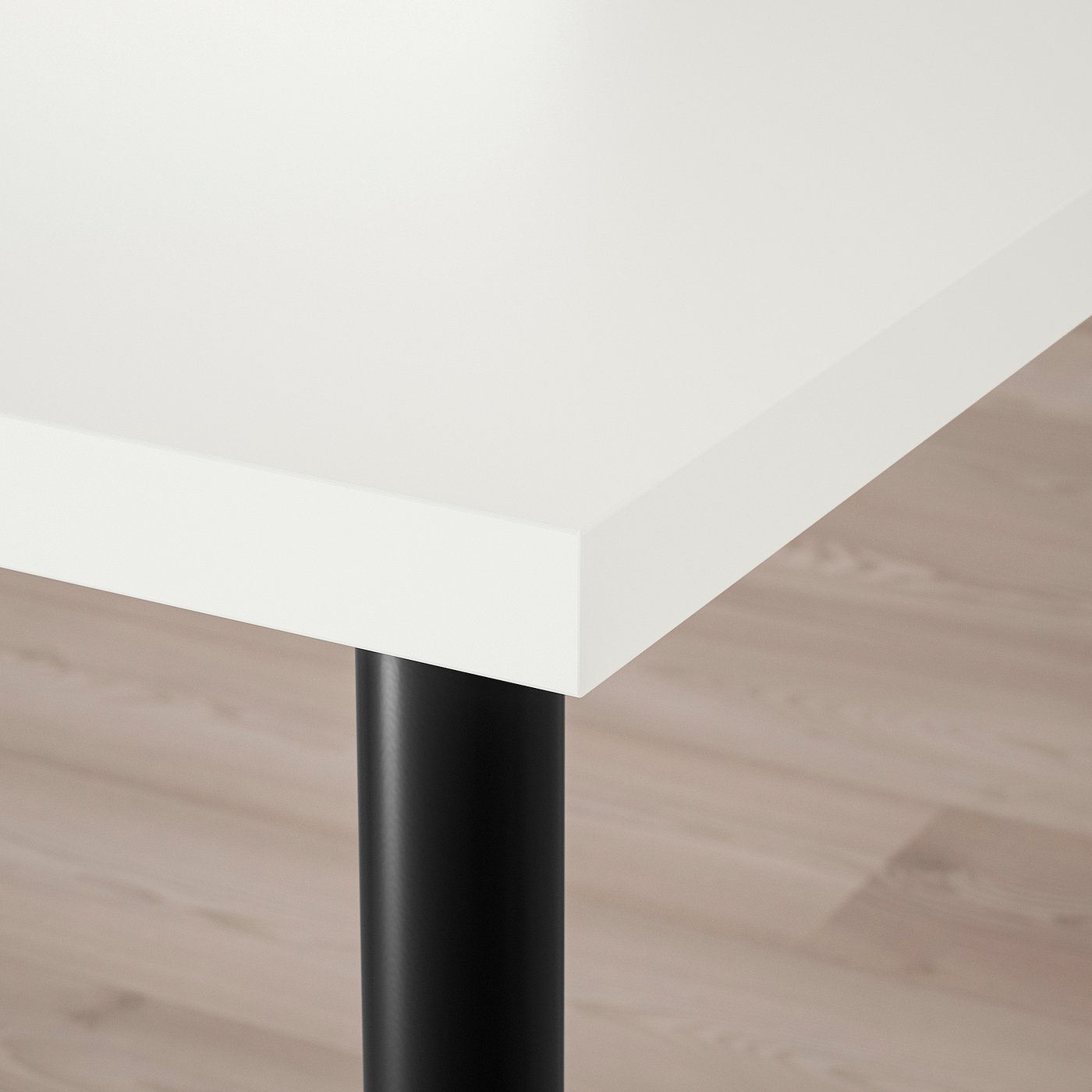 Møbelmontering LAGKAPTEN / OLOV Skrivebord, hvid/sort, 120x60 cm | Billig & Hurtig i København
