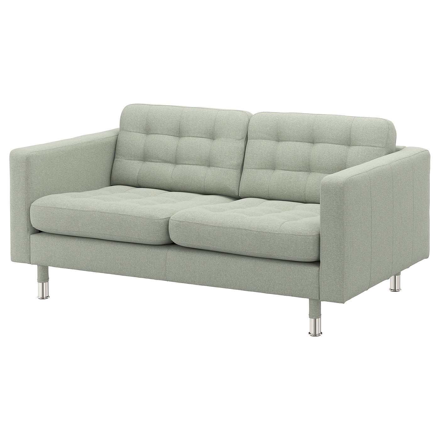 Møbelmontering LANDSKRONA 2-pers. sofa, Gunnared lysegrøn/metal