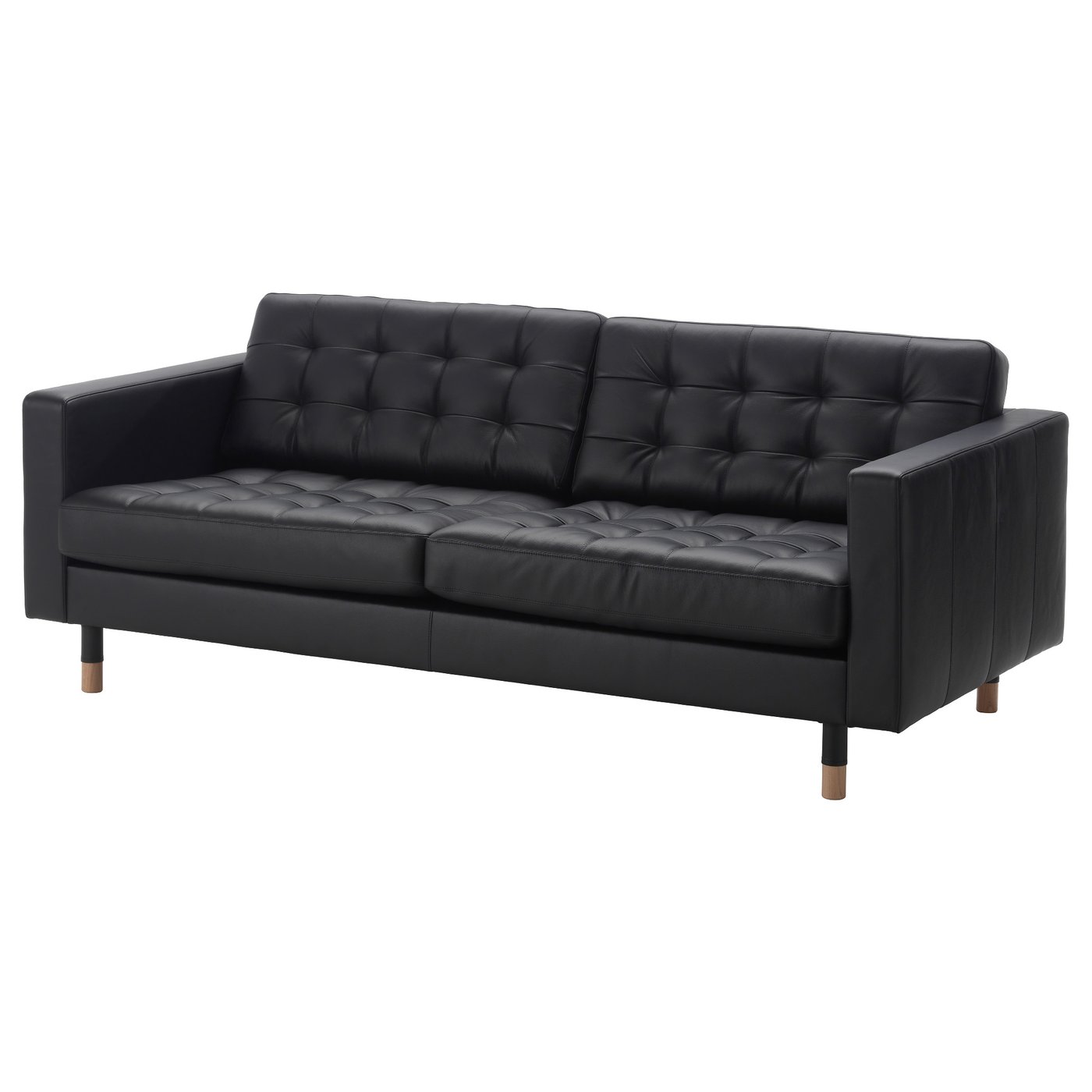 Møbelmontering LANDSKRONA 3-pers. sofa, Grann/Bomstad sort/træ