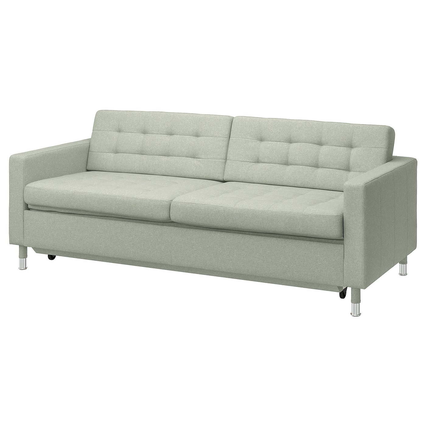 Møbelmontering LANDSKRONA 3-pers. sovesofa, Gunnared lysegrøn/metal
