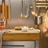 LOTSFÅGEL Duftlys i glas, Vanilje lys beige, 20 hr