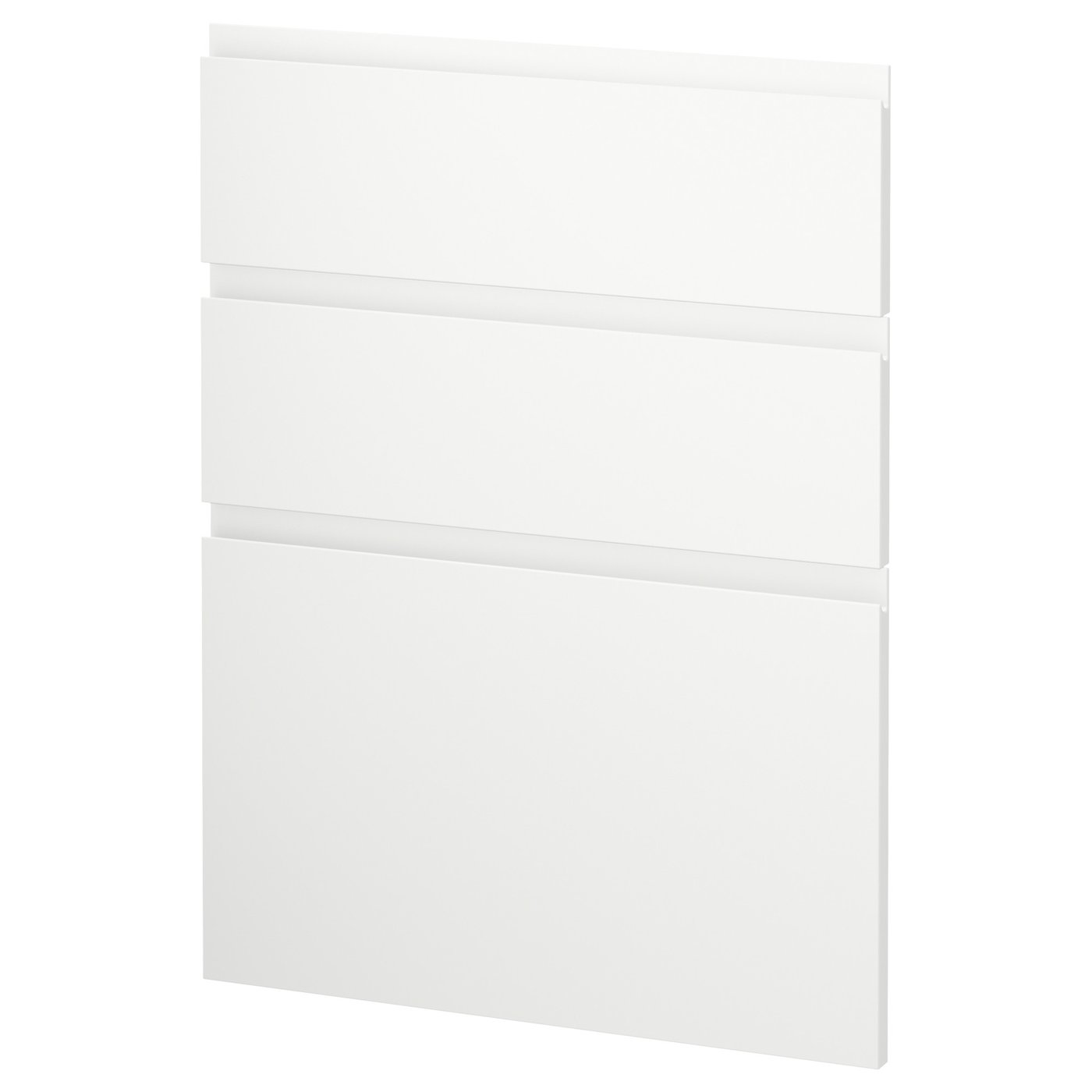 METOD 3 fronter til opvaskemaskine, Voxtorp mat hvid, 60 cm IKEA