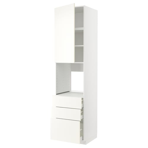 Ikea METOD hvid køkkenskab, moderne design.