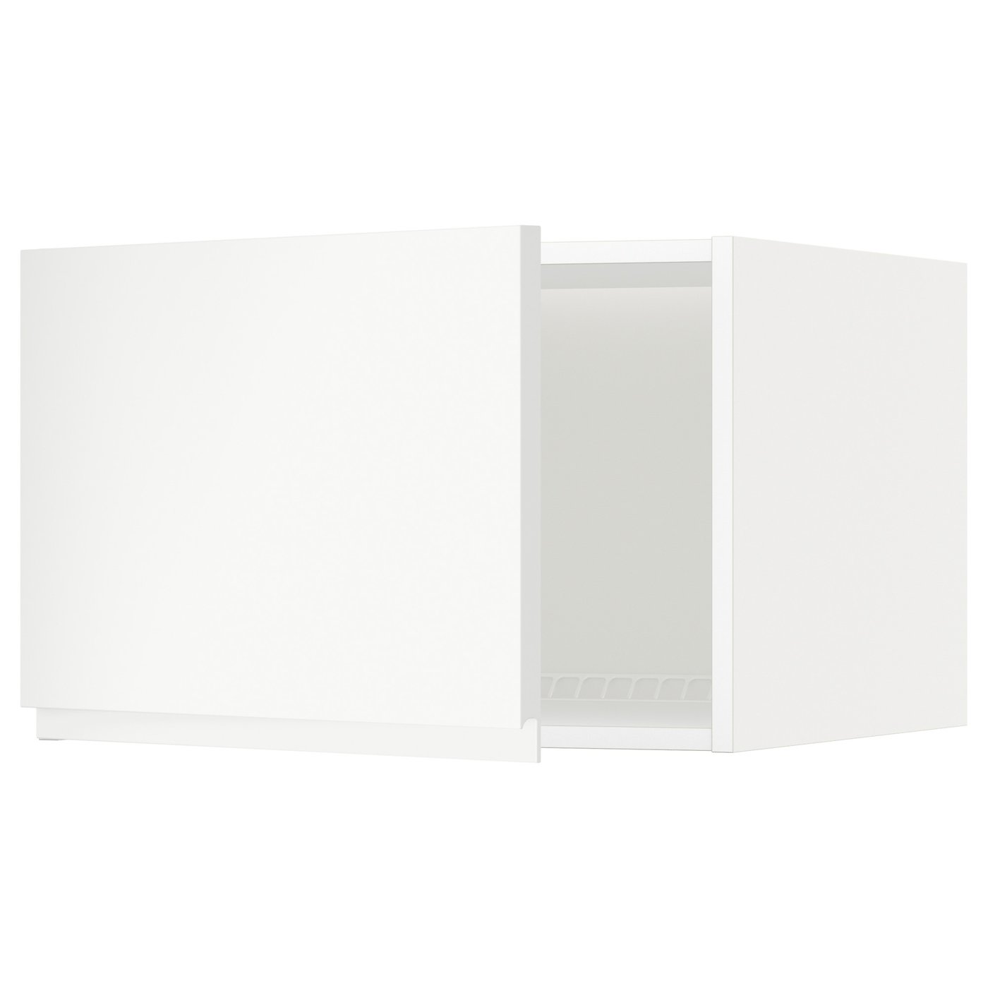 Møbelmontering METOD Overskab til køl/frys, hvid/Voxtorp mat hvid, 60×40 cm