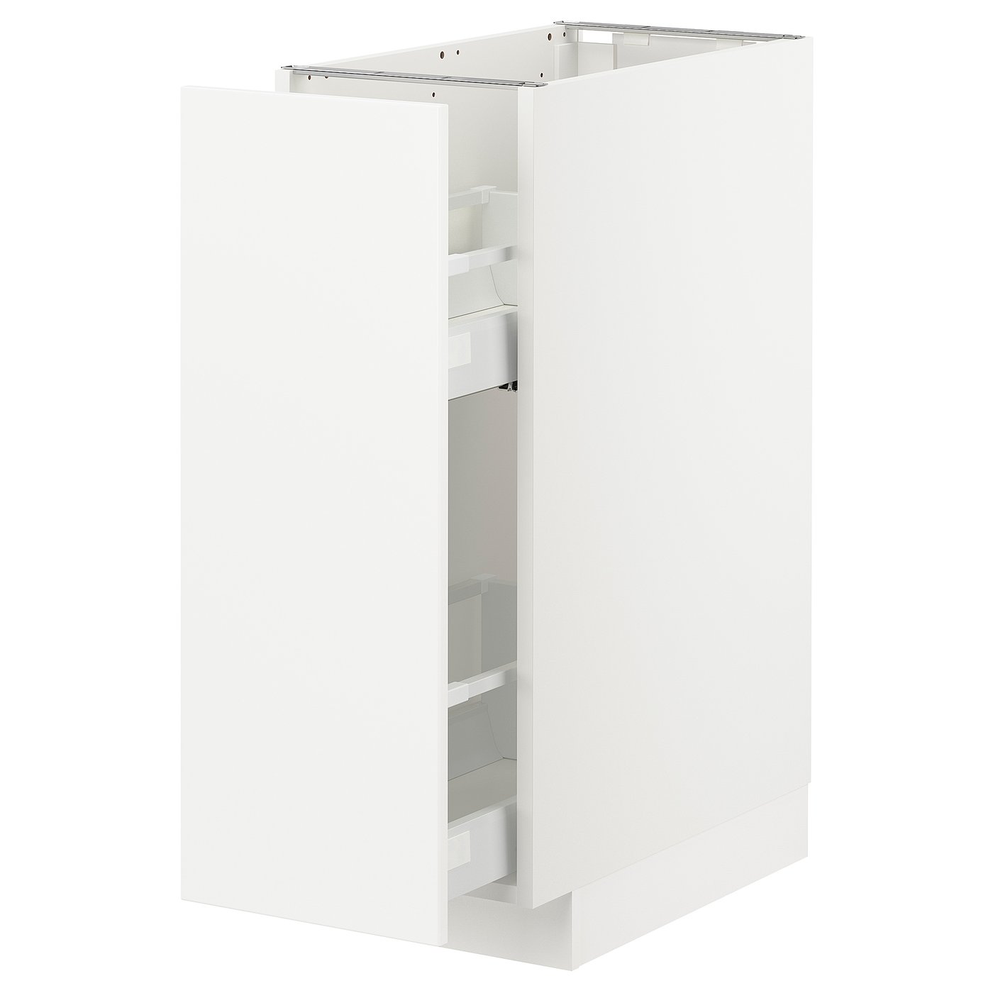 Møbelmontering METOD Underskab m udtræk indretning, hvid/Veddinge hvid, 30×60 cm | Billig & Hurtig i København