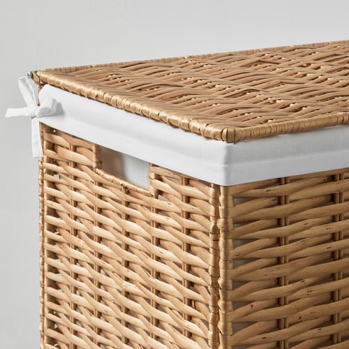 NATTGIBBA vasketøjskurv, piletræ/håndlavet, 100 l - IKEA
