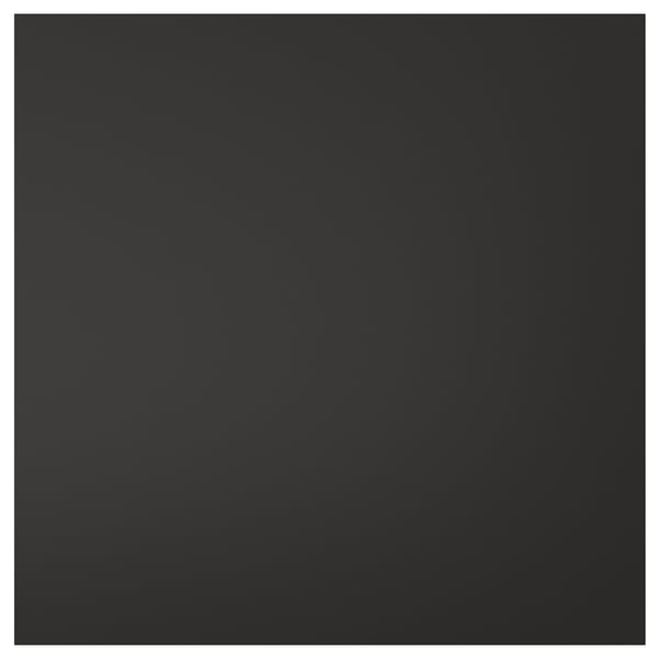 Sort NICKEBO skabsfront med slankt, moderne design.