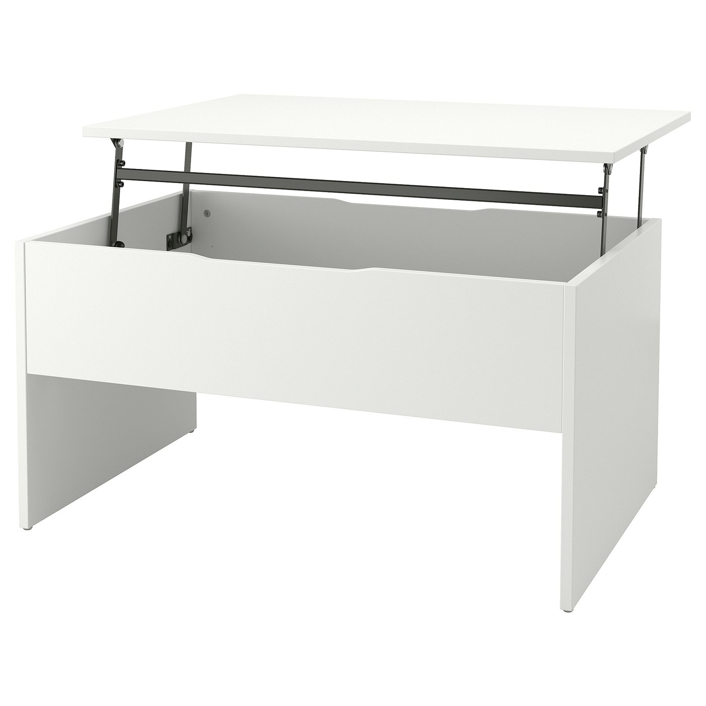 Møbelmontering ÖSTAVALL Justerbart sofabord, hvid, 90 cm