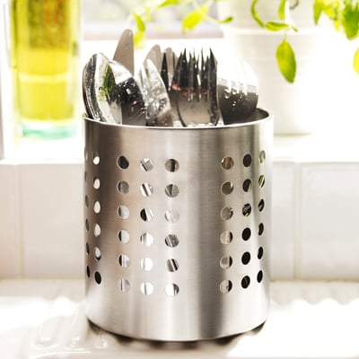 ORDNING Bestikholder, rustfrit stål, 13.5 cm
