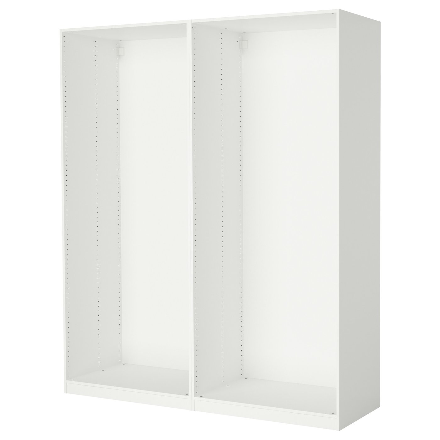 Møbelmontering PAX 2 garderobestel, hvid, 200x58x236 cm