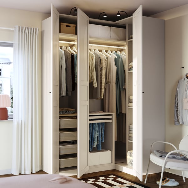 PAX / FLISBERGET Hjørnegarderobe