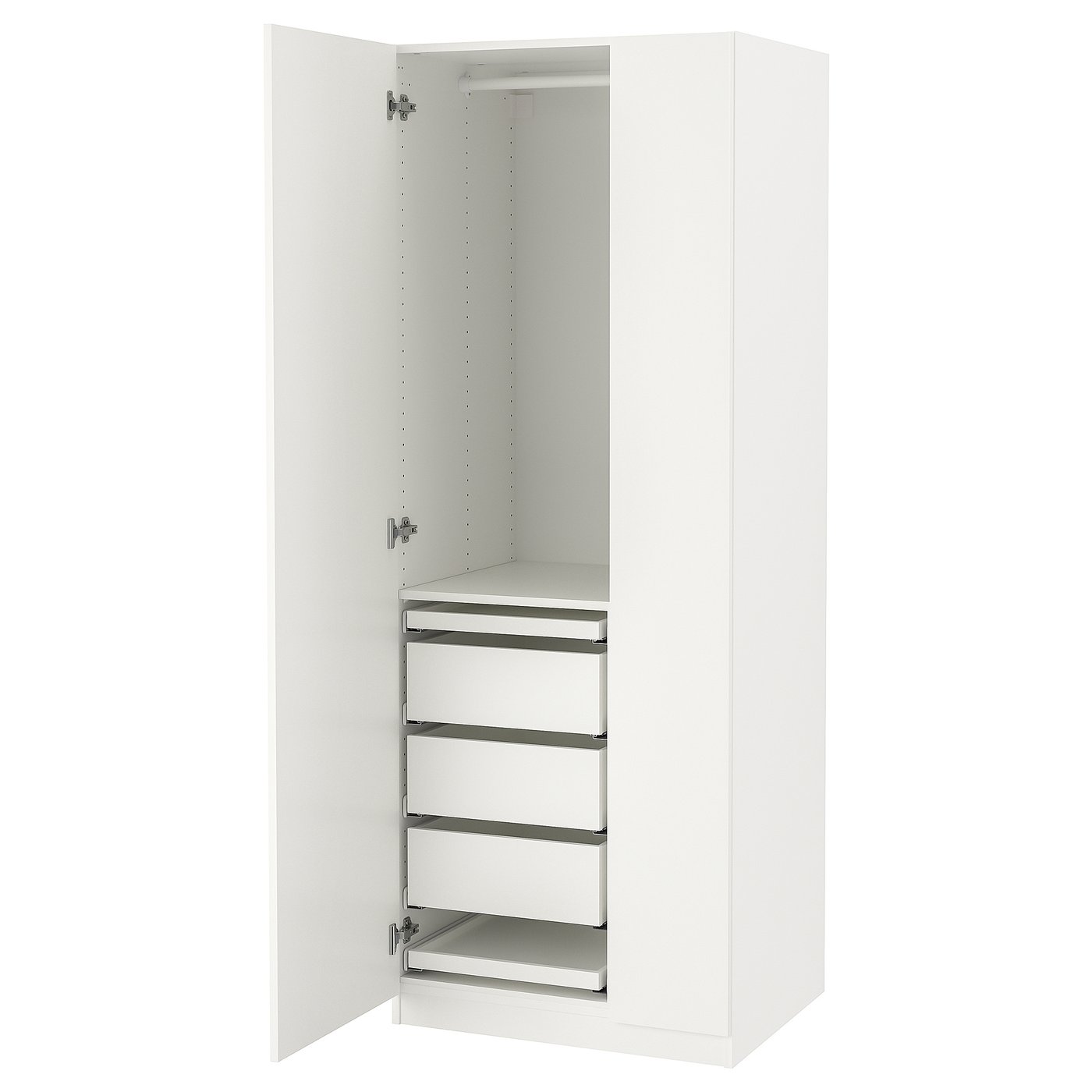 Møbelmontering PAX / FORSAND Garderobekombination, hvid/hvid, 75x60x201 cm | Billig & Hurtig i København