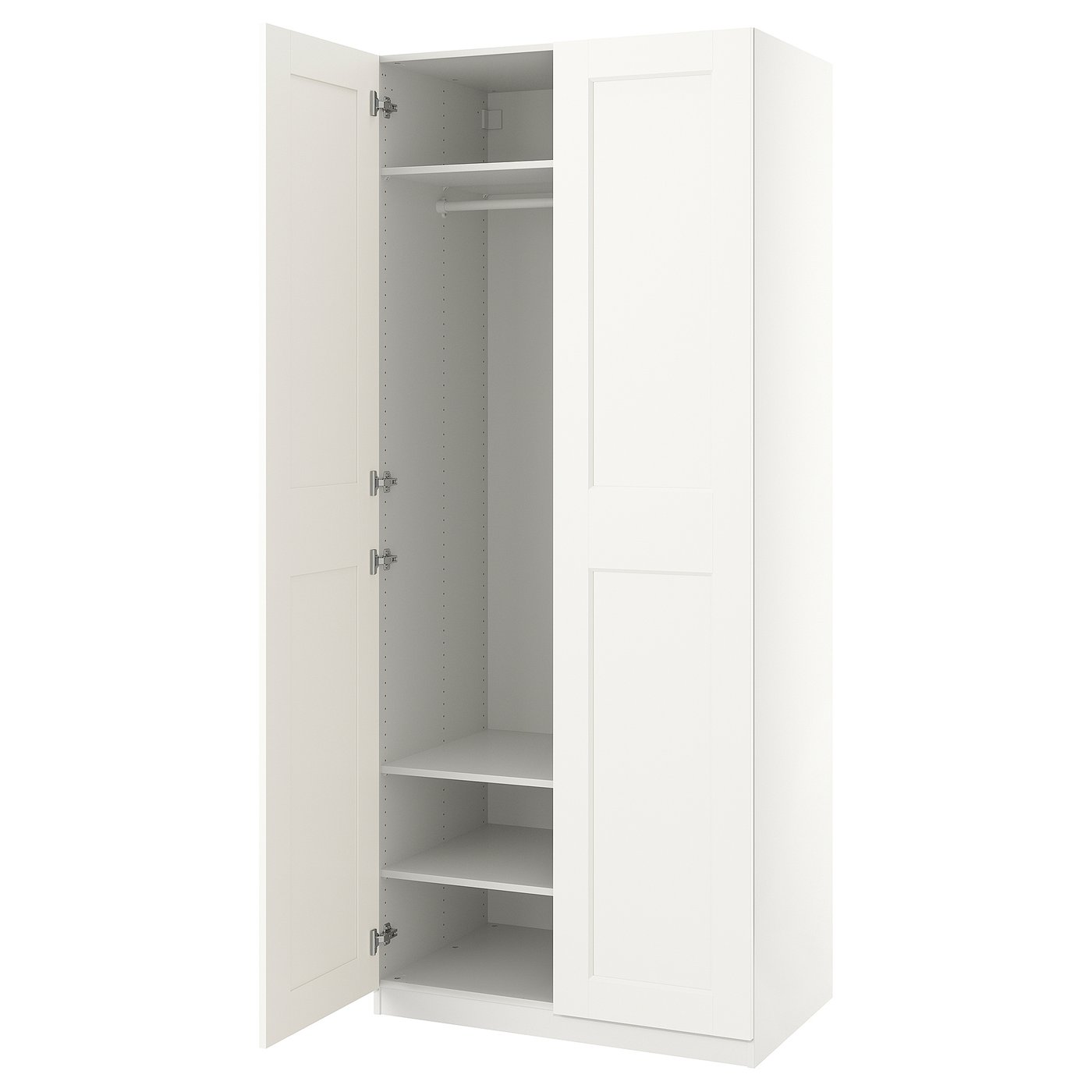 Møbelmontering PAX / GRIMO Garderobeskab, hvid/hvid, 100x60x236 cm | Billig & Hurtig i København
