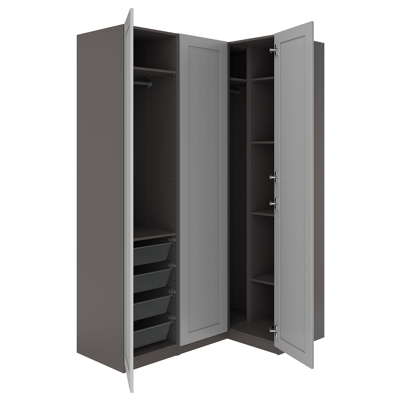Møbelmontering IKEA PAX / GULLABERG Hjørnegarderobe 161/111×236 cm | Billig & Hurtig i København