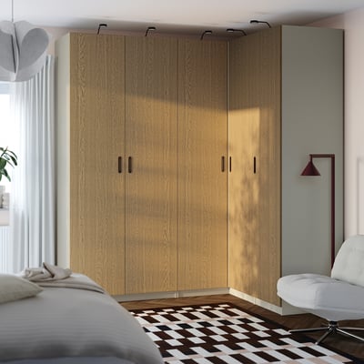 PAX / TONSTAD Hjørnegarderobe