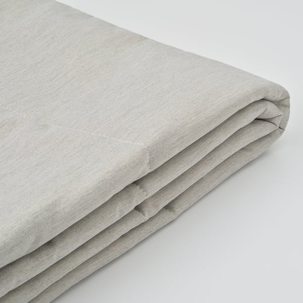 RÅHOLMAR Boxmadras med pocketfjedre, 5 zoner, inkl. ben og sengegavl fast/Knisa lys beige, 160x200 cm