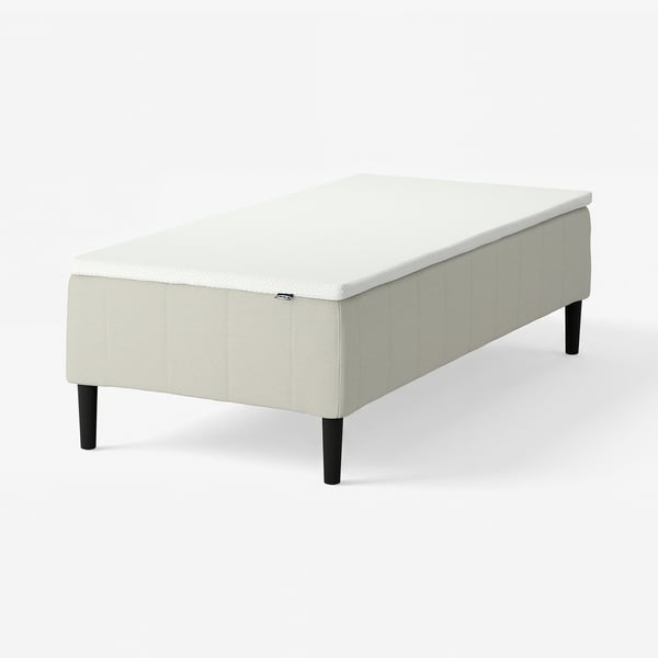 RÅHOLMAR Boxmadras med pocketfjedre, 5 zoner, inkl. ben og topmadras medium/Knisa lys beige Nordberget, 80x200 cm