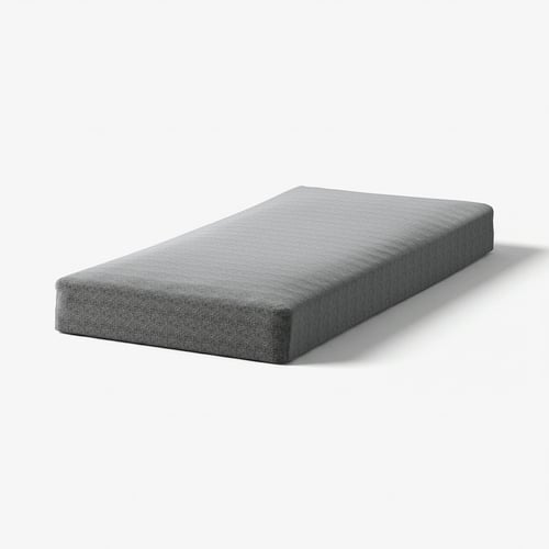 RANDÅSEN Boxmadras med bonnellfjedre, medium/Bremanger grå, 90x200x23 cm