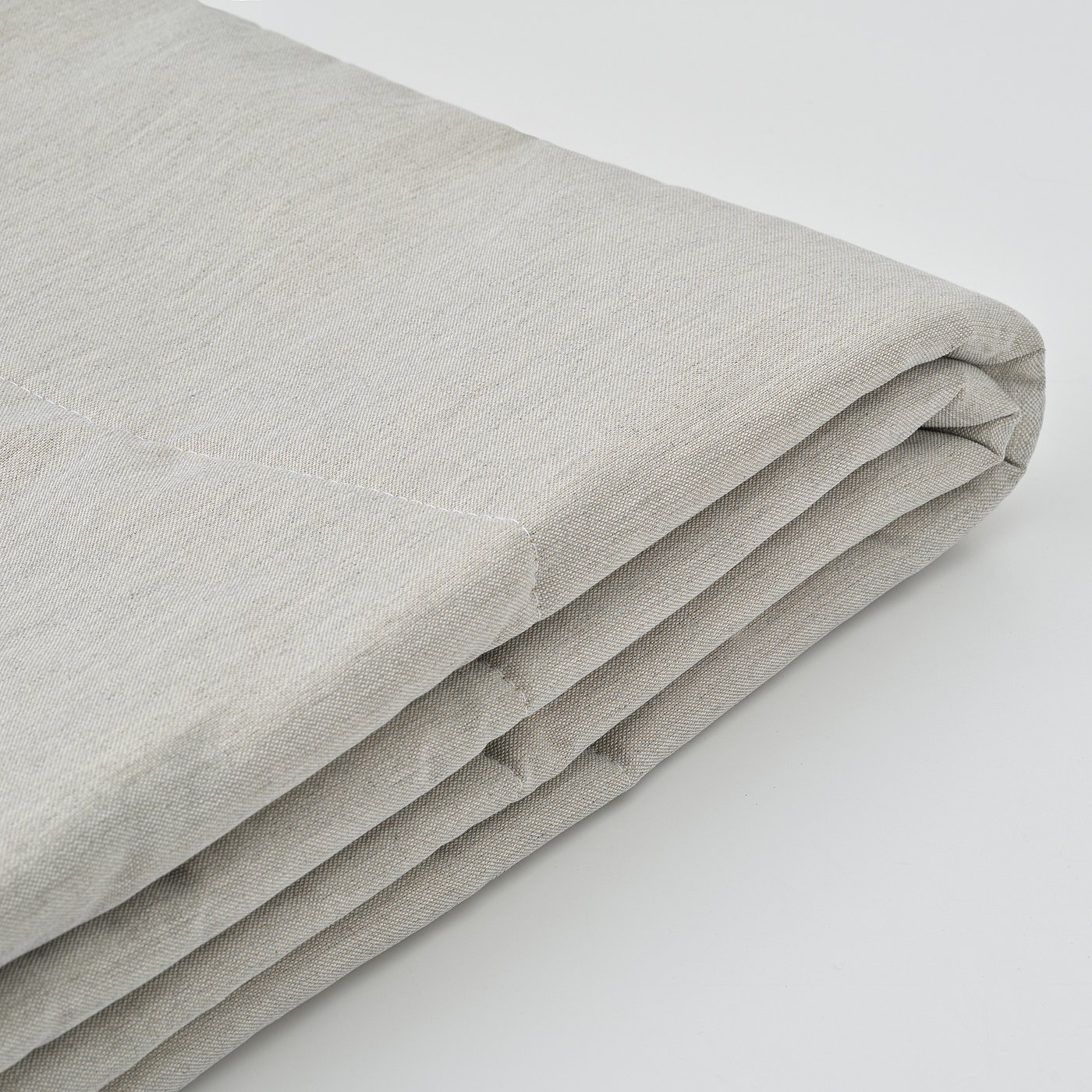 RENFJÄLLET Betræk til boxmadras, Knisa lys beige, 90x200 cm