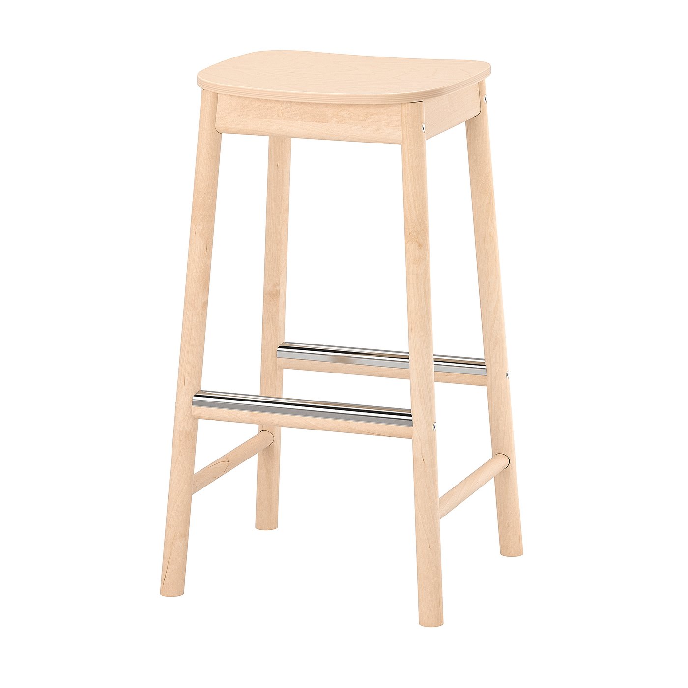Møbelmontering RÖNNINGE Barstol, birk, 75 cm